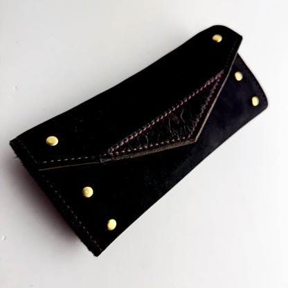 Midnight in Paris Collection | Genevieve Wallet | Noir Suede