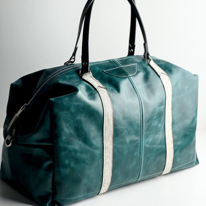 Western Woods Collection | Jackson Travel Duffel | Teal Spruce