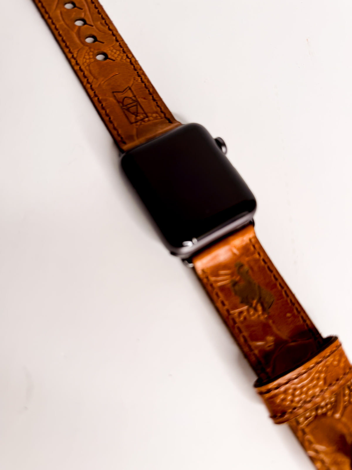 Steamboat Collection | Apple Watch Band | Gold Embossed