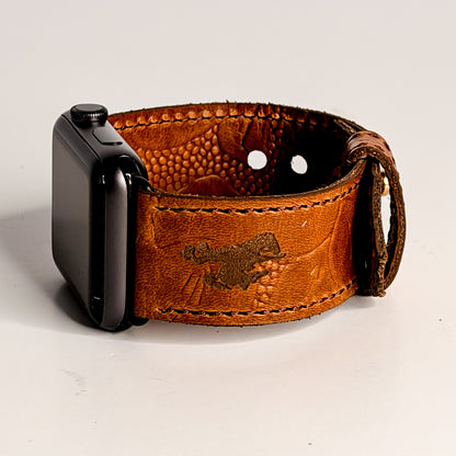 Steamboat Collection | Apple Watch Band | Gold Embossed