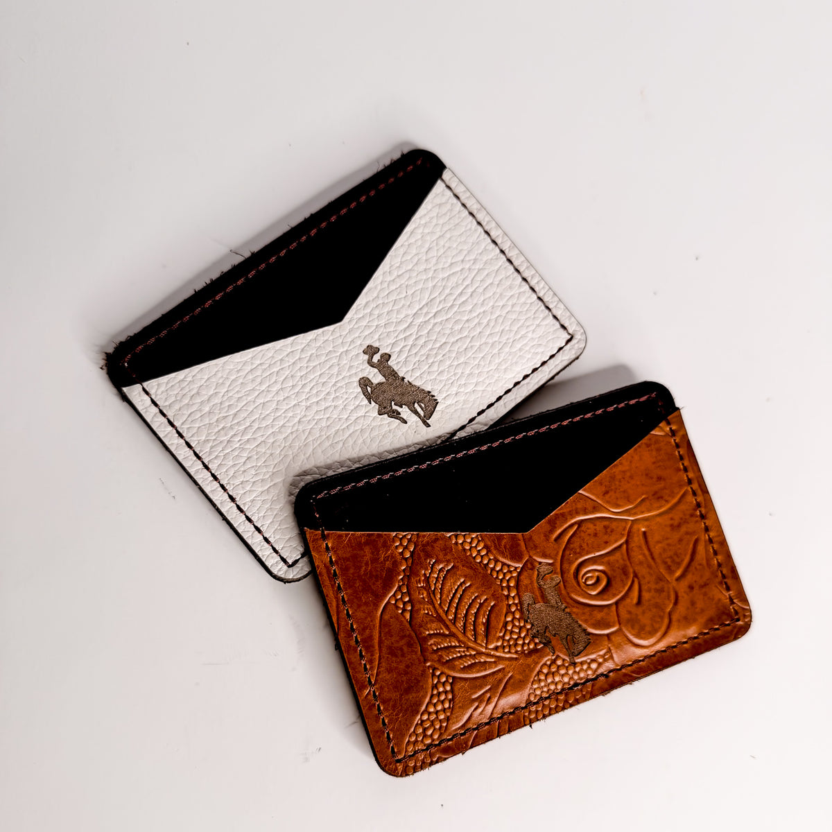 Steamboat Collection | Card Holder | Rocky + Gold Embossed