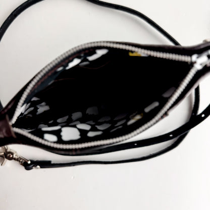 Midnight in Paris Collection | Belt Bag Clutch + Crossbody | Chocolate Truffle + Noir Suede