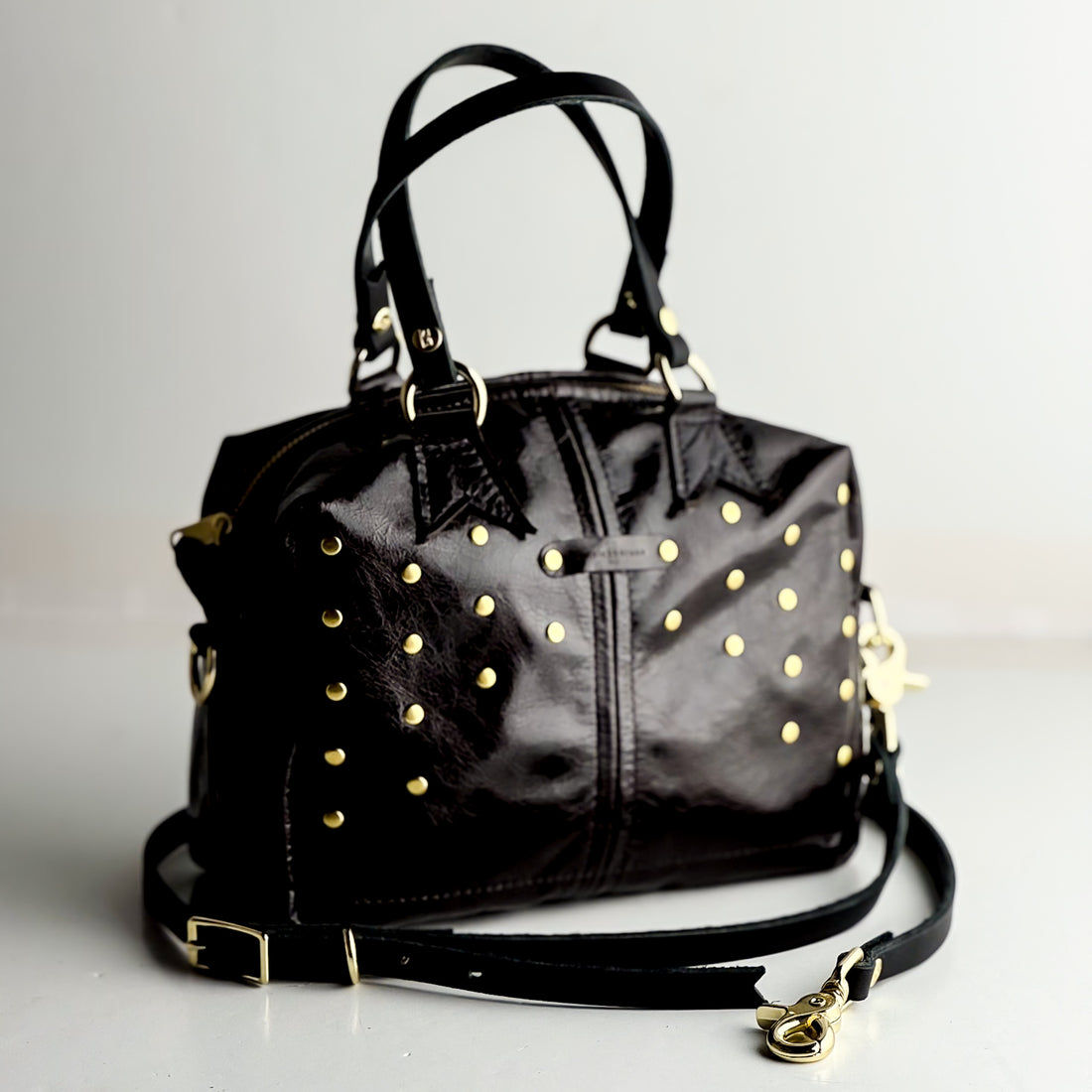 Midnight in Paris Collection | Dolly Satchel + Crossbody | Chocolate Truffle