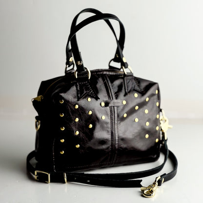 Midnight in Paris Collection | Dolly Satchel + Crossbody | Chocolate Truffle