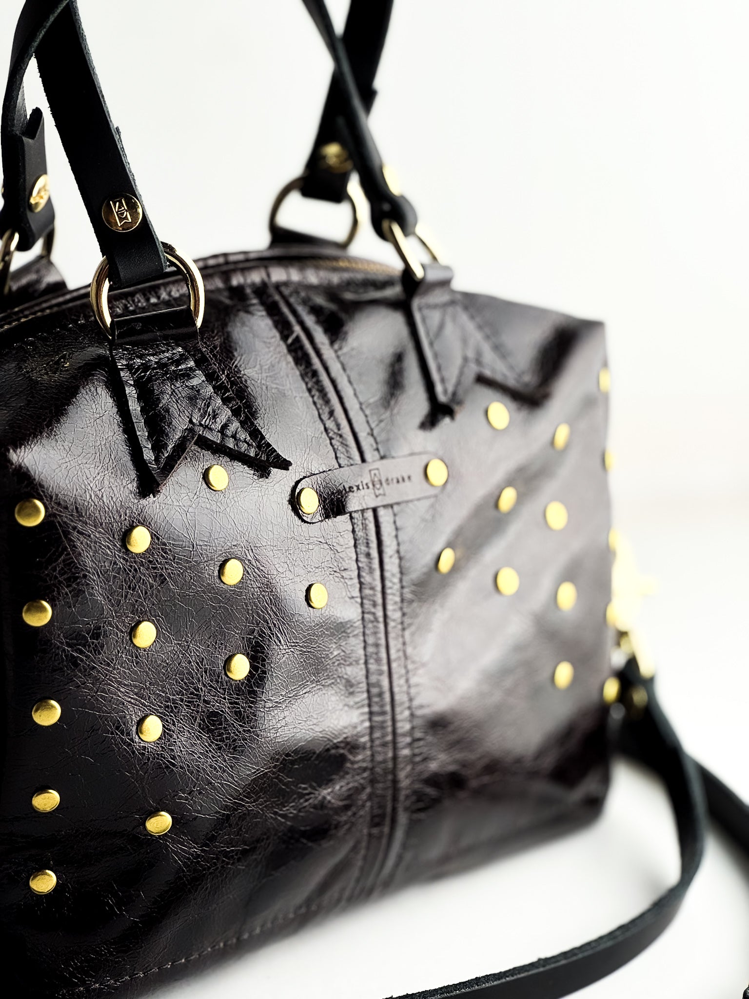 Midnight in Paris Collection | Dolly Satchel + Crossbody | Chocolate Truffle