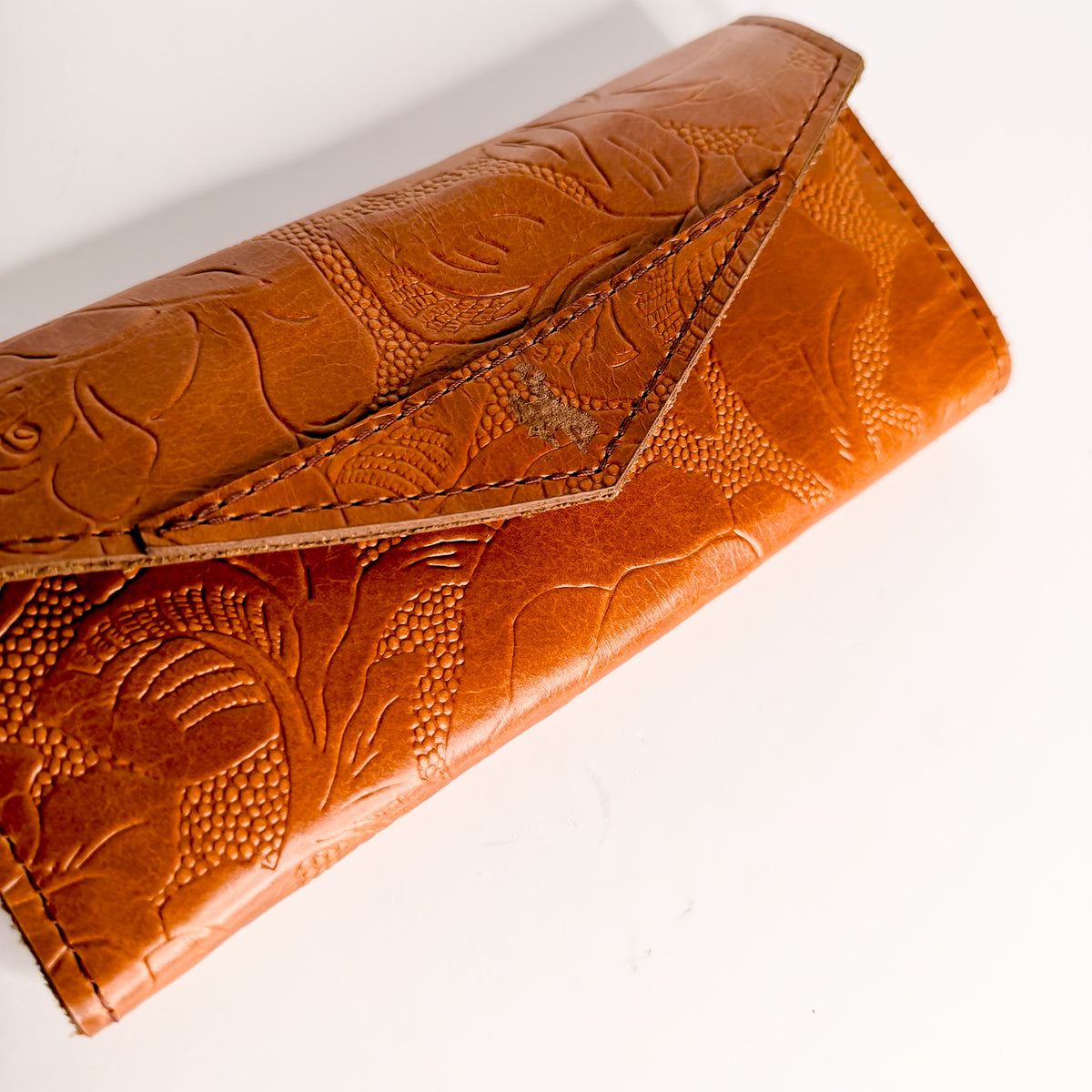 Steamboat Collection | Genevieve Wallet | Gold Embossed