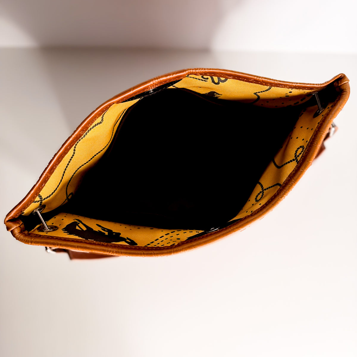 Steamboat Collection | Tivoli Shoulder Tote | Gold Embossed