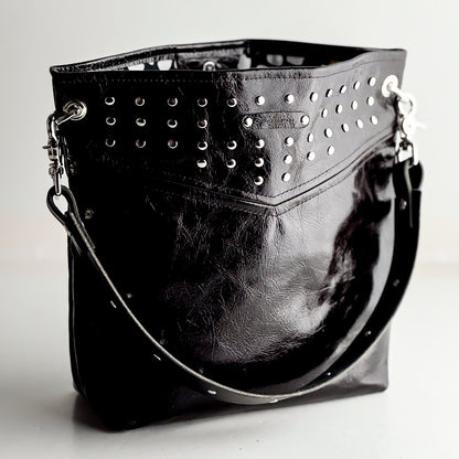 Midnight in Paris Collection | Tivoli Shoulder Tote | Chocolate Truffle