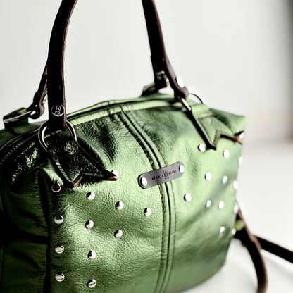 Midnight in Paris Collection | Dolly Satchel + Crossbody | Emerald