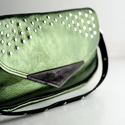 Midnight in Paris Collection | Adri Shoulder Tote | Emerald