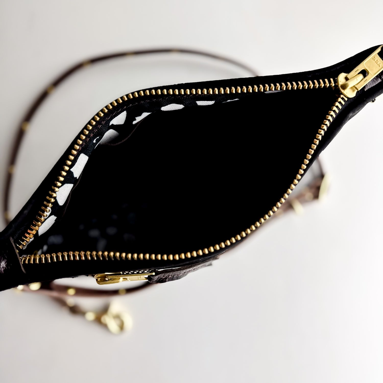 Midnight in Paris Collection | Sophie Crossbody | Noir Suede + Chocolate Truffle