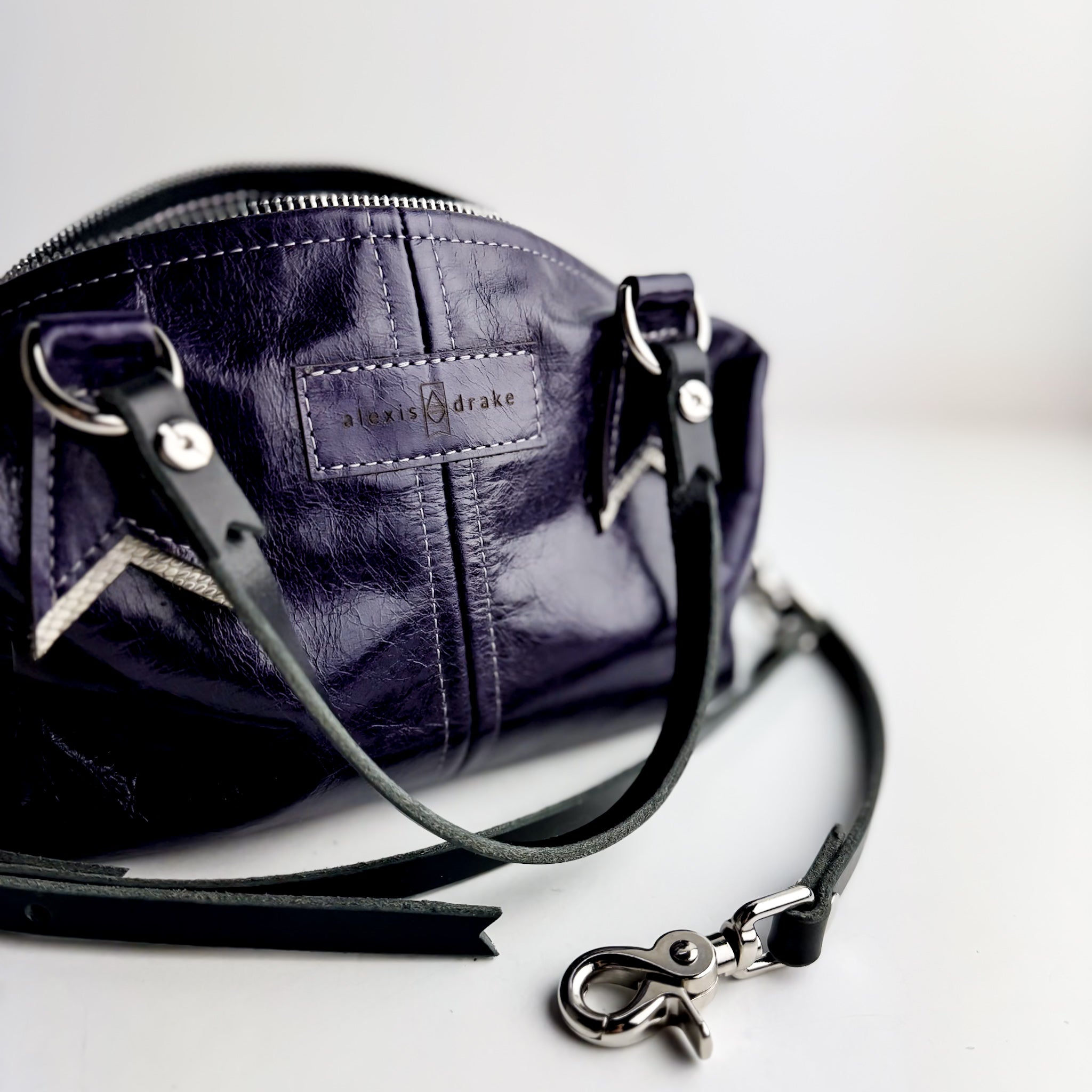 Western Woods Collection | Dolly Satchel + Crossbody | Elderberry