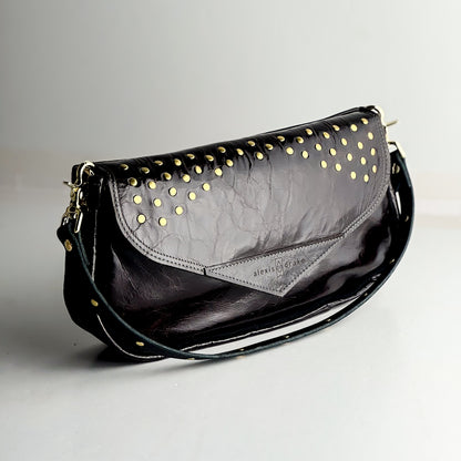 Midnight in Paris Collection | Adri Shoulder Tote | Chocolate Truffle