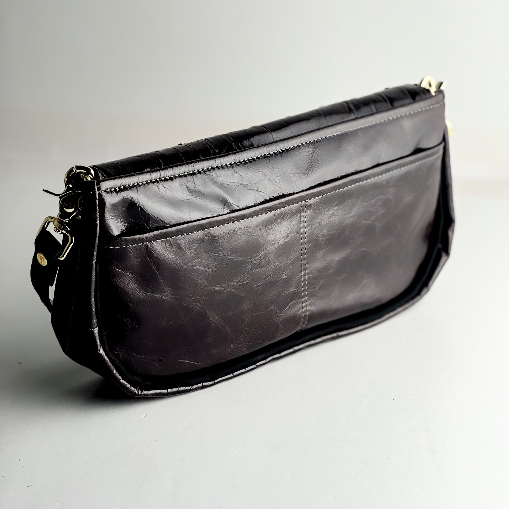 Midnight in Paris Collection | Adri Shoulder Tote | Chocolate Truffle