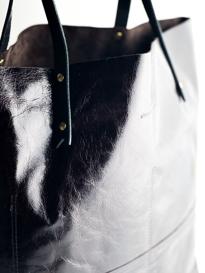 Midnight in Paris Collection | Market Tote | Chocolate Truffle