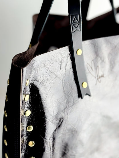 Midnight in Paris Collection | Market Tote | Chocolate Truffle