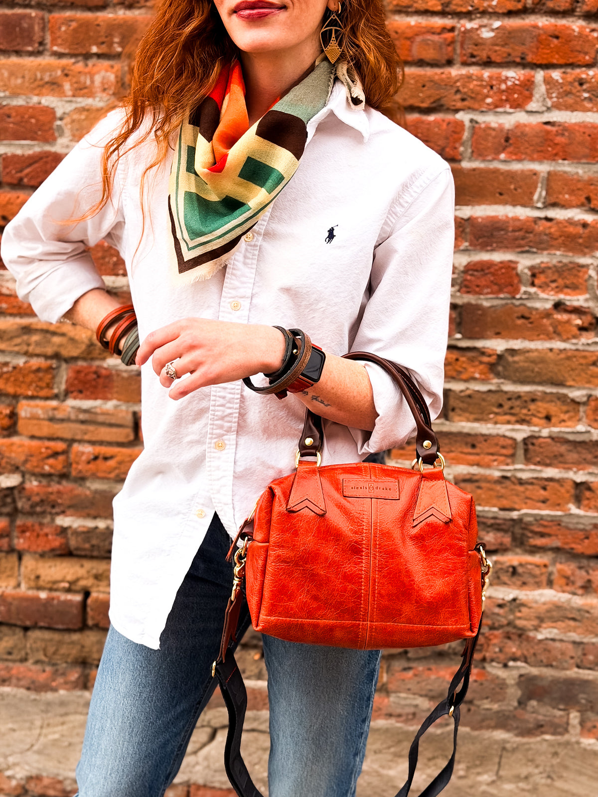 Turning Season Collection | Dolly Satchel + Crossbody | Terracotta
