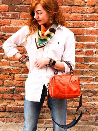 Turning Season Collection | Dolly Satchel + Crossbody | Terracotta
