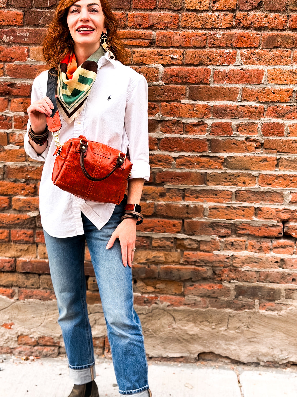 Turning Season Collection | Dolly Satchel + Crossbody | Terracotta