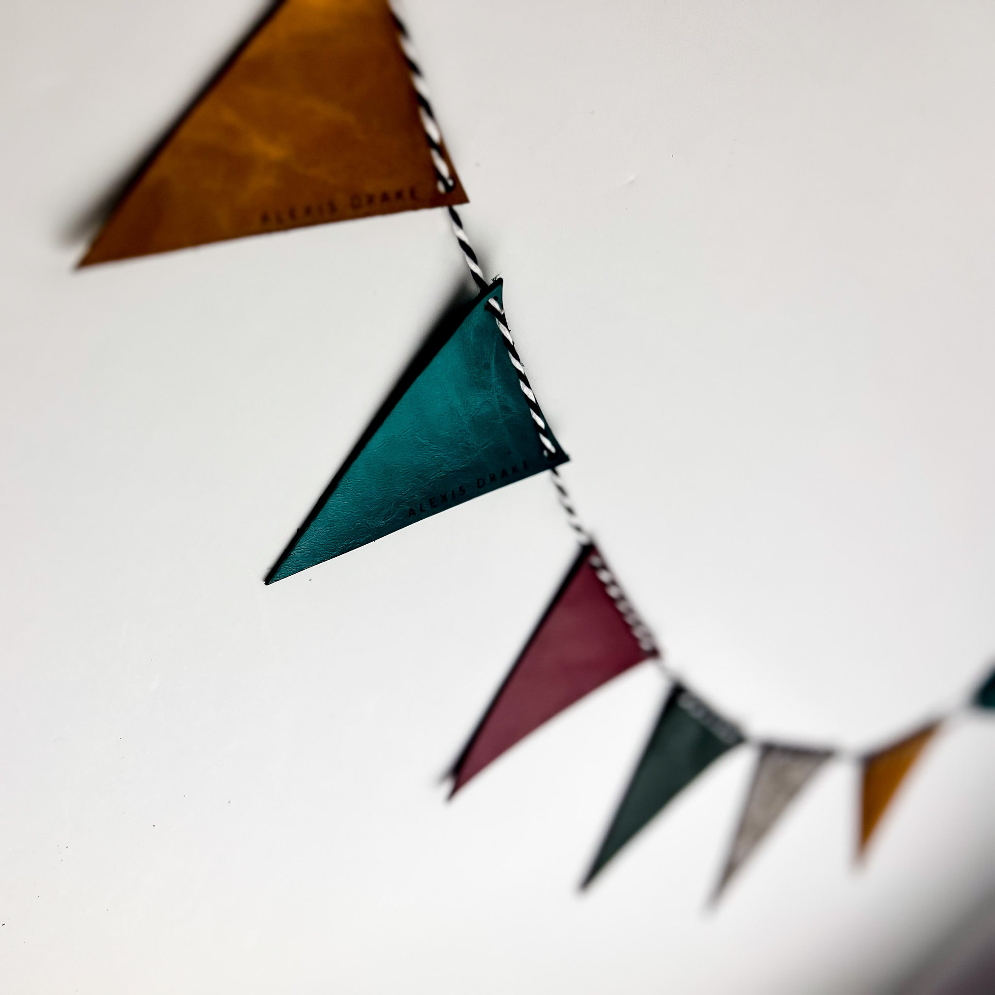 Leather Garland | Multi-Colored