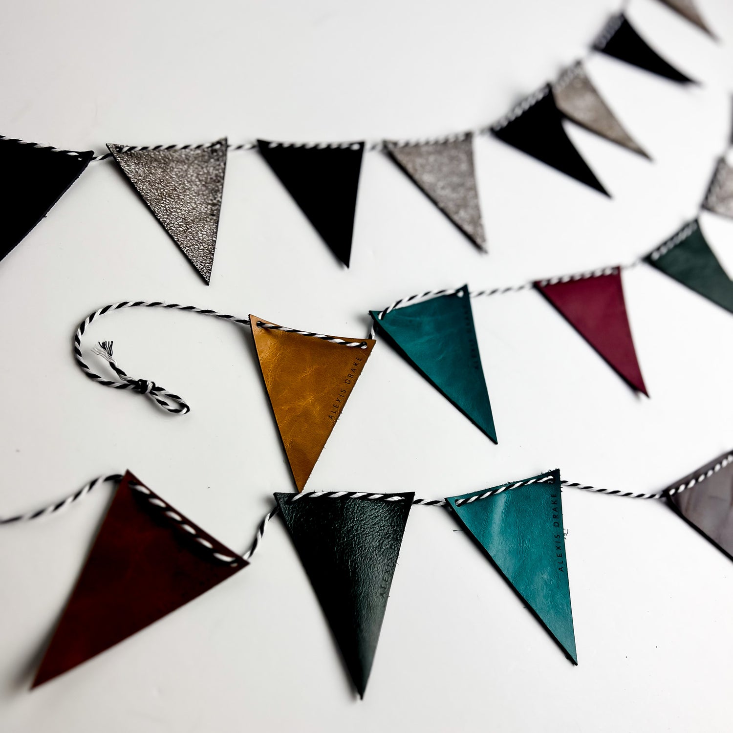 Leather Garland | Multi-Colored