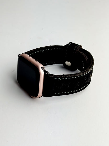 Midnight in Paris Collection | Apple Watch Band | Noir Suede