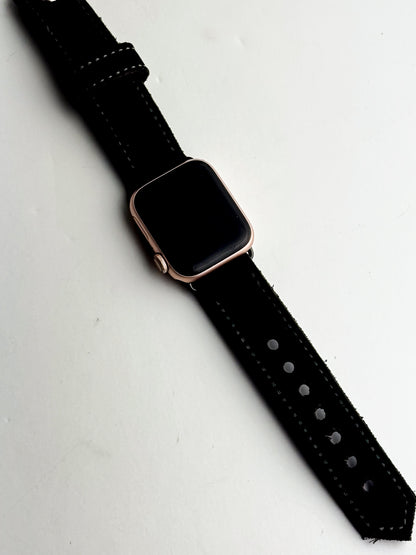 Midnight in Paris Collection | Apple Watch Band | Noir Suede