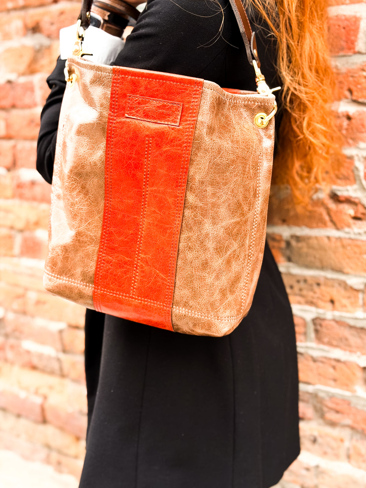 Turning Season Collection | Tivoli Shoulder Tote | Clay + Terracotta