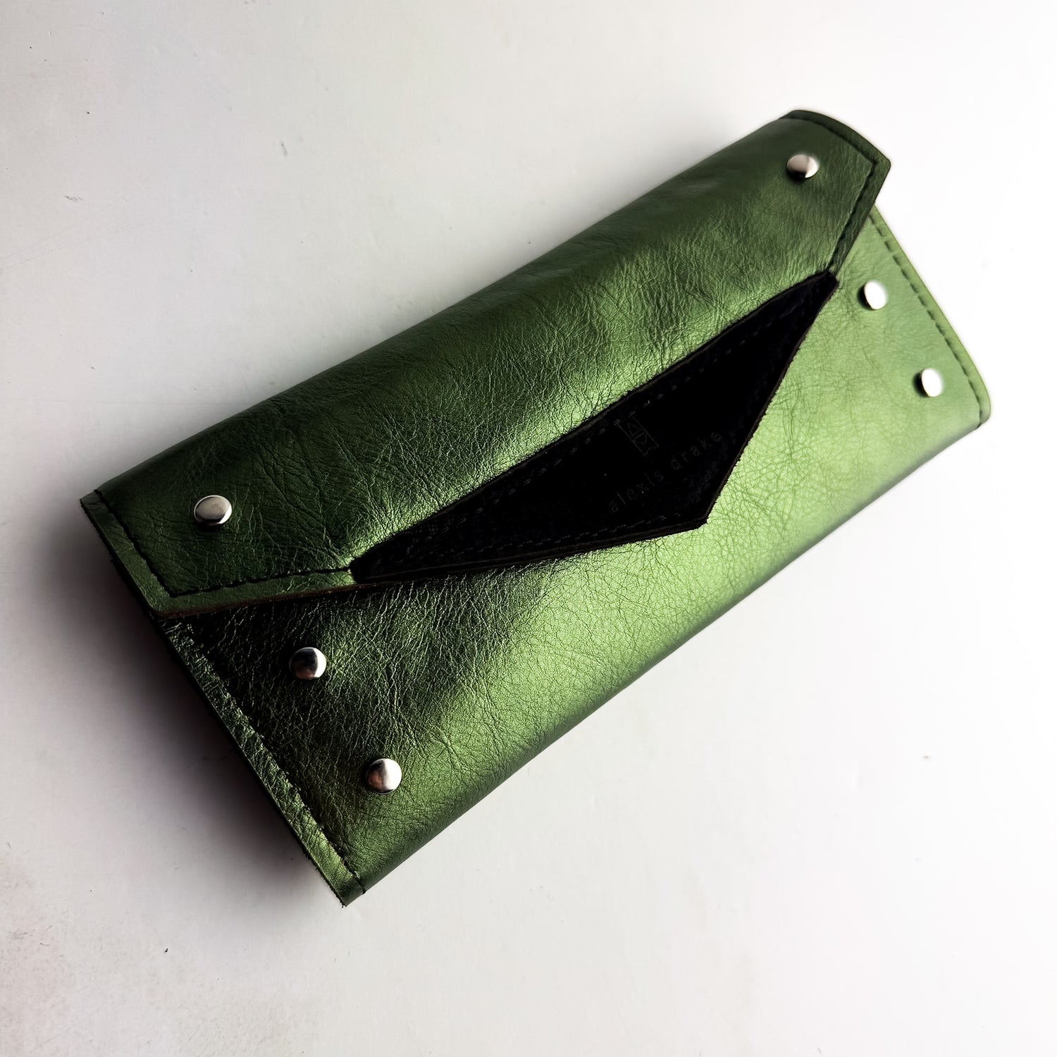 Midnight in Paris Collection | Genevieve Wallet | Emerald