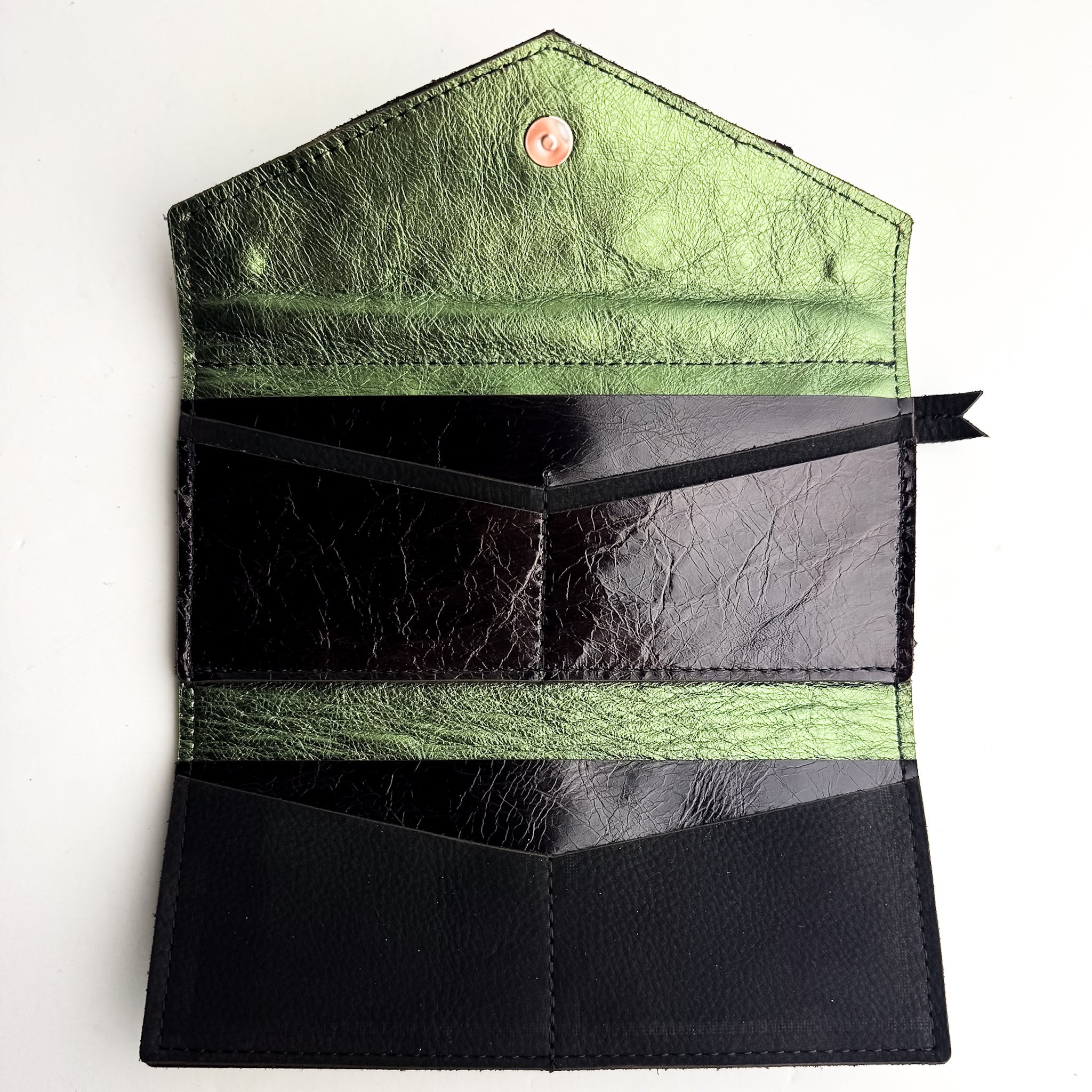 Midnight in Paris Collection | Genevieve Wallet | Emerald