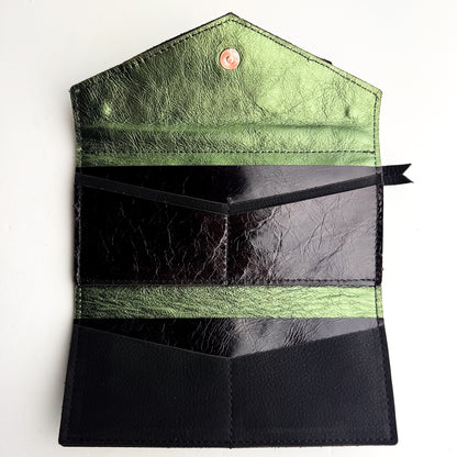 Midnight in Paris Collection | Genevieve Wallet | Emerald