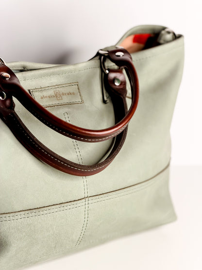 Turning Season Collection | Nellie Satchel + Crossbody | Sage