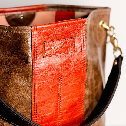 Turning Season Collection | Tivoli Shoulder Tote | Clay + Terracotta