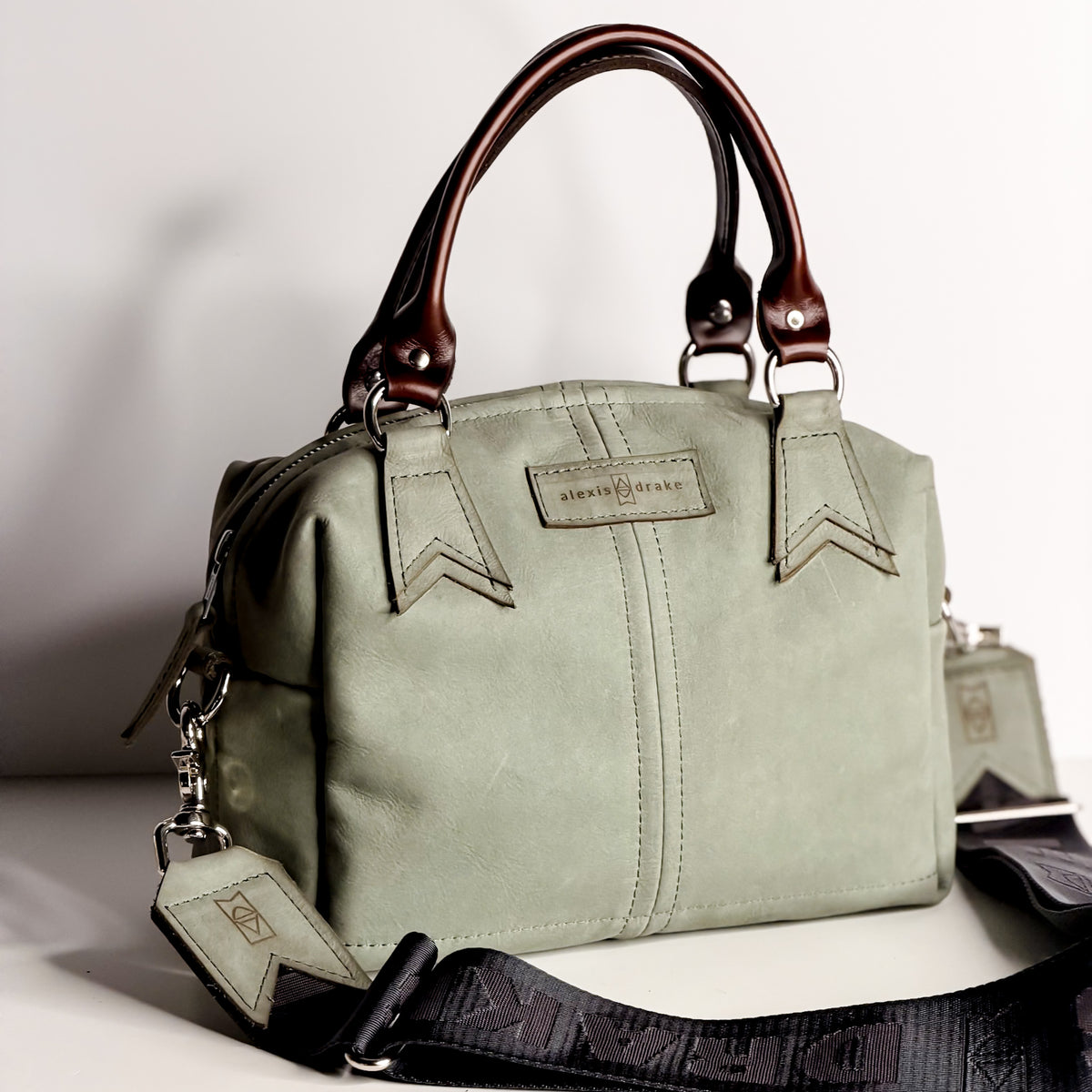 Turning Season Collection | Dolly Satchel + Crossbody | Sage