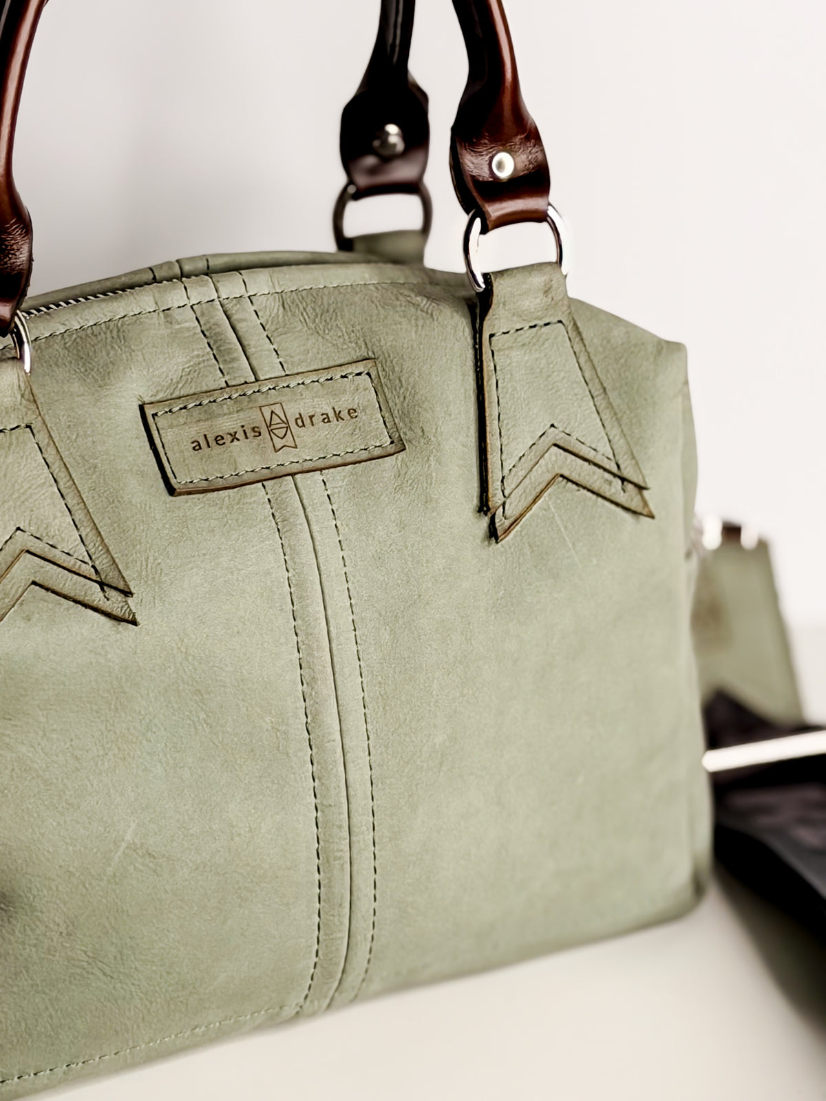 Turning Season Collection | Dolly Satchel + Crossbody | Sage