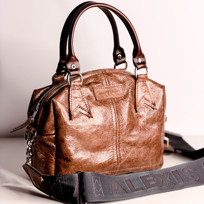 Turning Season Collection | Dolly Satchel + Crossbody | Clay