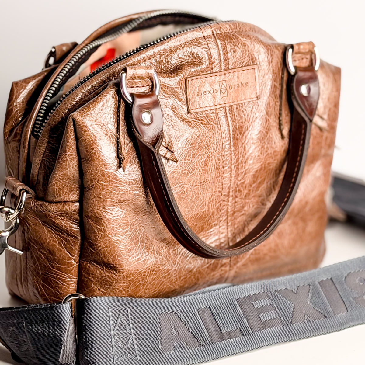 Turning Season Collection | Dolly Satchel + Crossbody | Clay