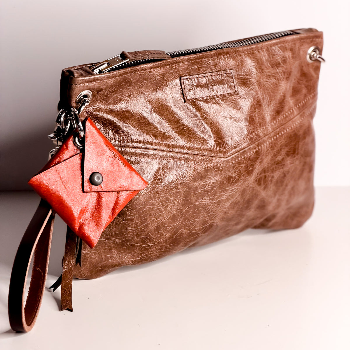 Turning Season Collection | Jackie Wristlet + Crossbody | Clay