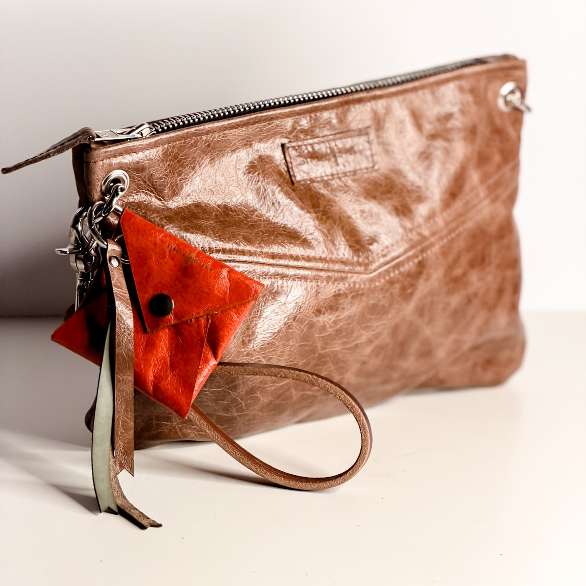 Turning Season Collection | Jackie Wristlet + Crossbody | Clay