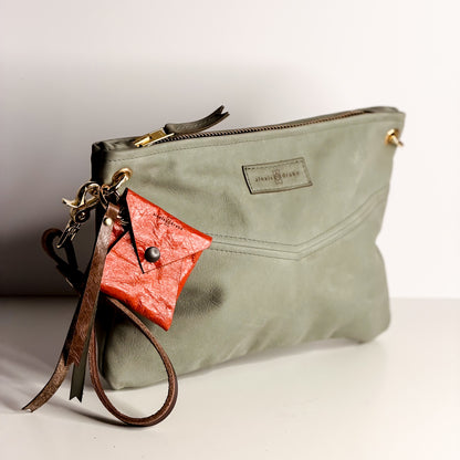 Turning Season Collection | Jackie Wristlet + Crossbody | Sage