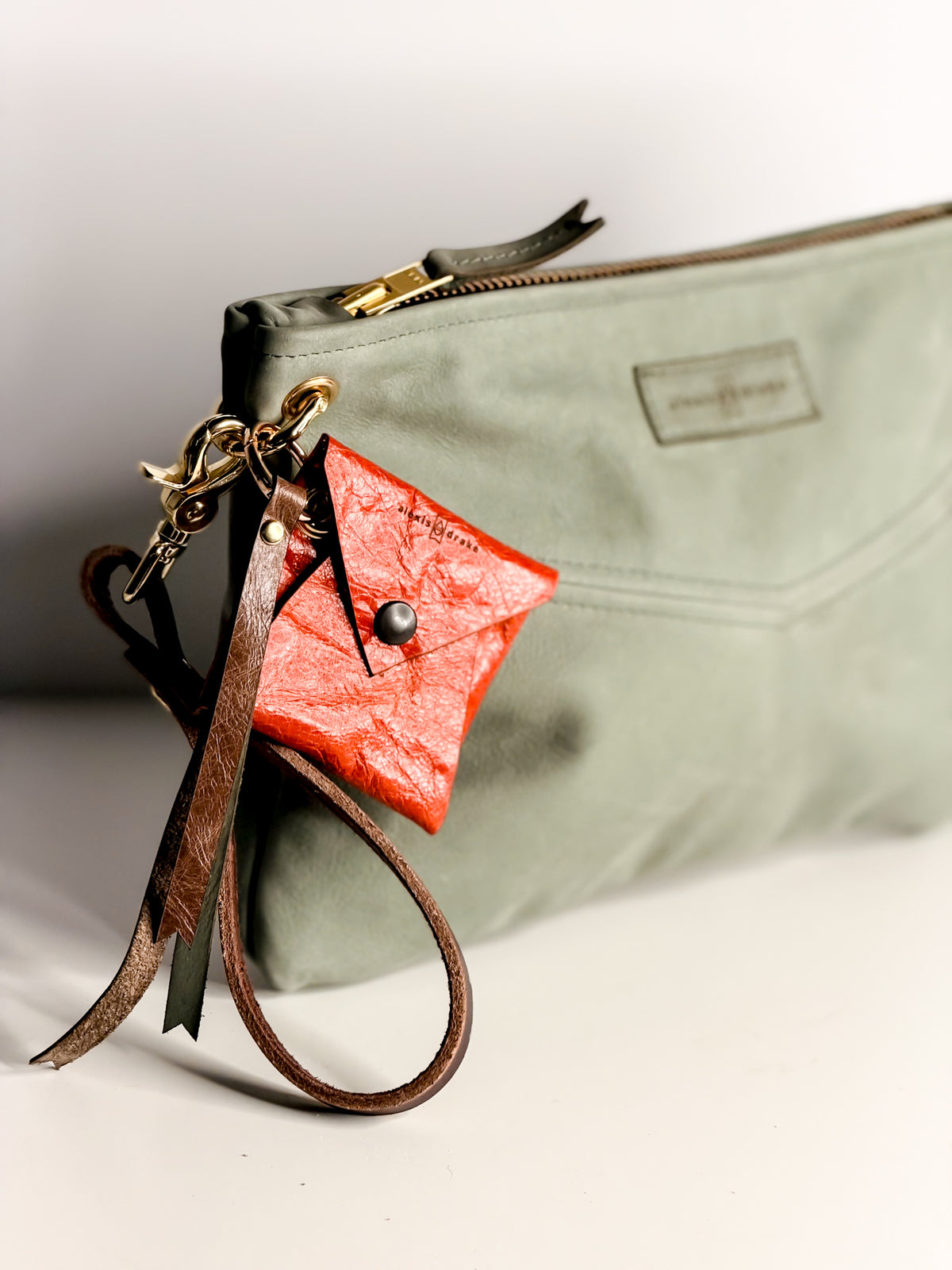 Turning Season Collection | Jackie Wristlet + Crossbody | Sage