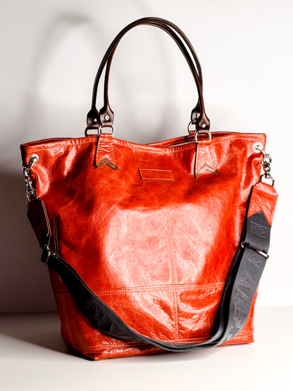 Turning Season Collection | Lexington Shoulder Tote | Terracotta