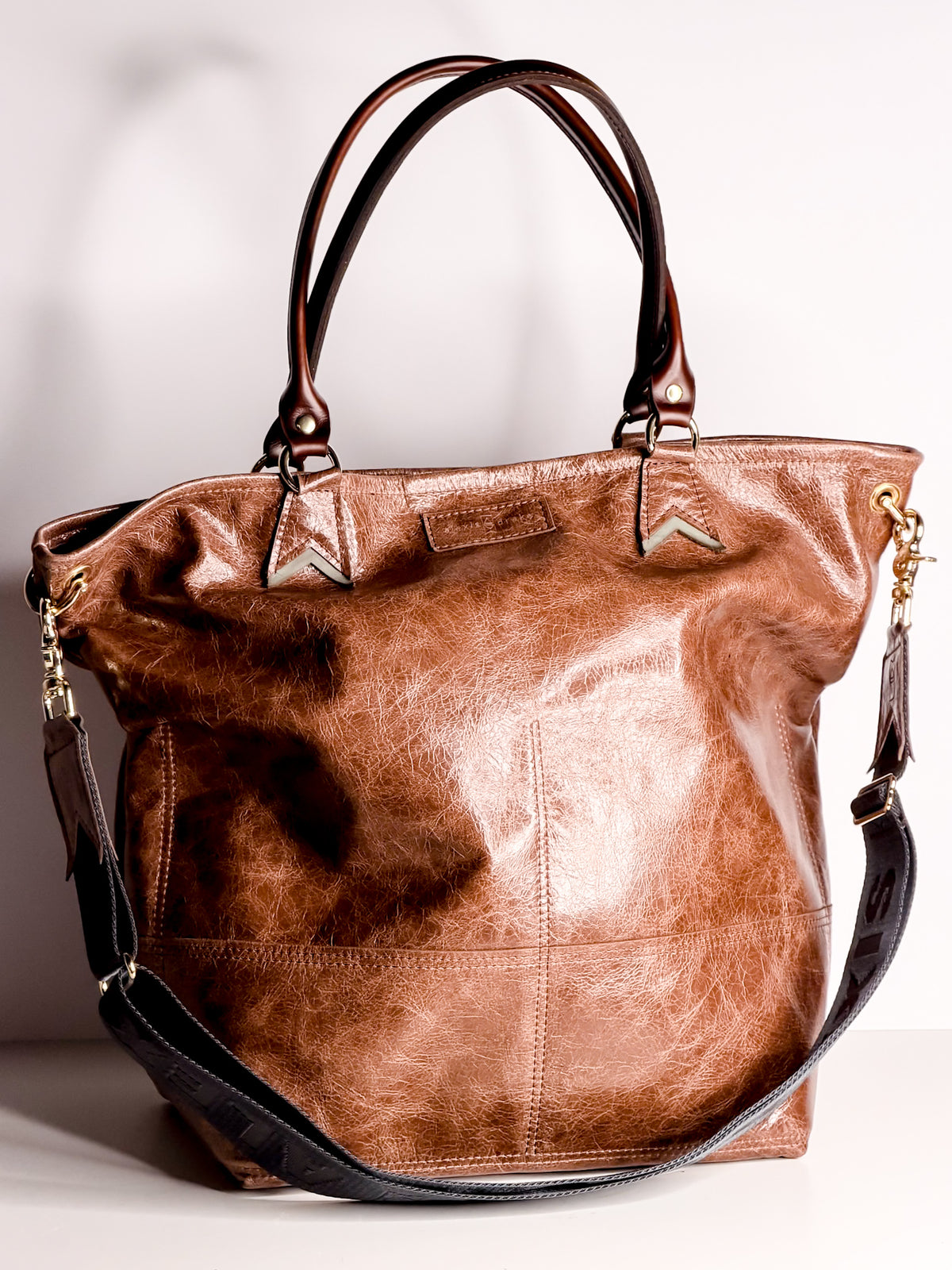Turning Season Collection | Lexington Shoulder Tote | Clay
