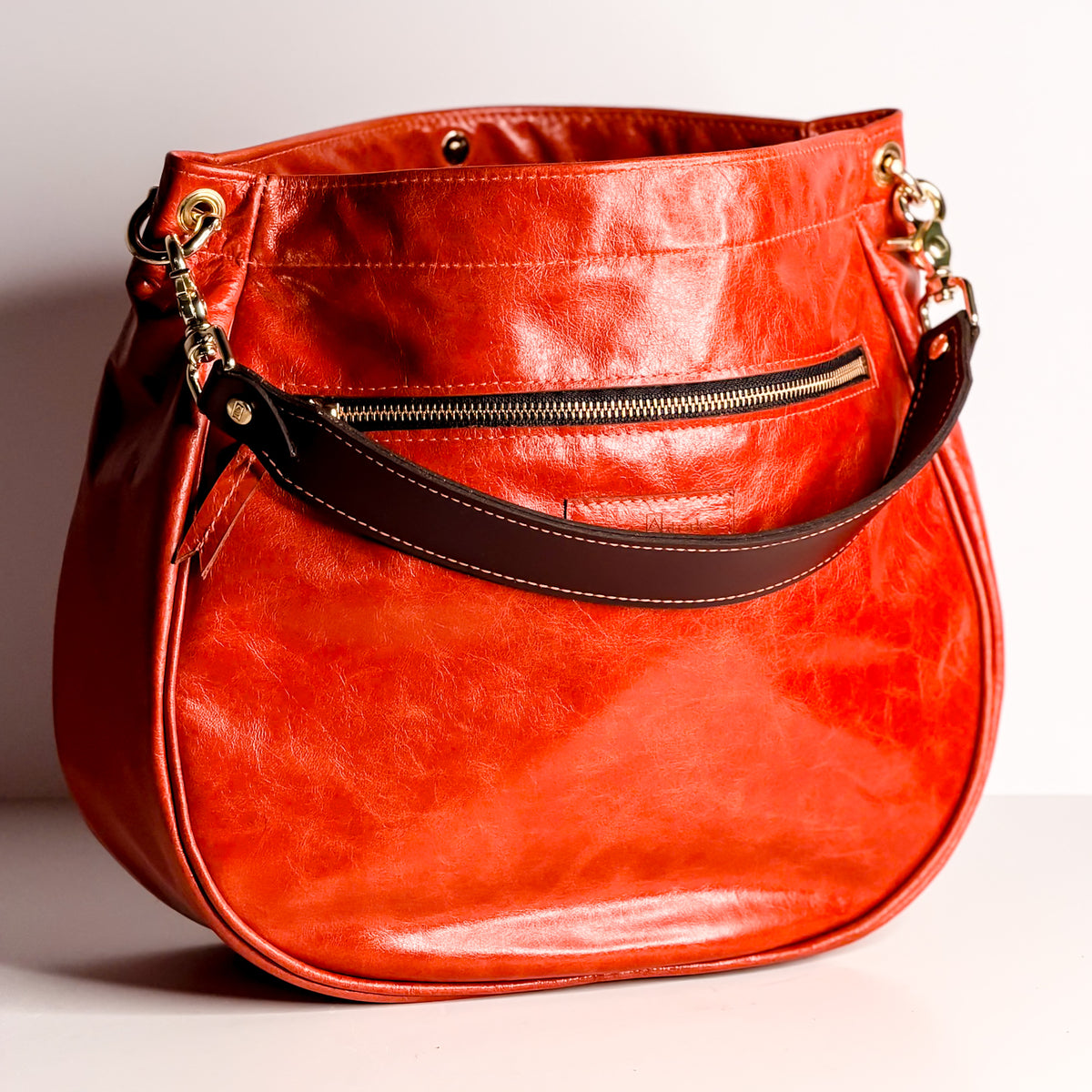 Turning Season Collection | Esther Shoulder Tote | Terracotta
