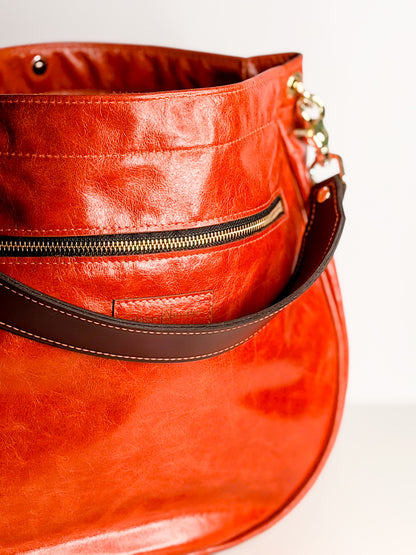 Turning Season Collection | Esther Shoulder Tote | Terracotta
