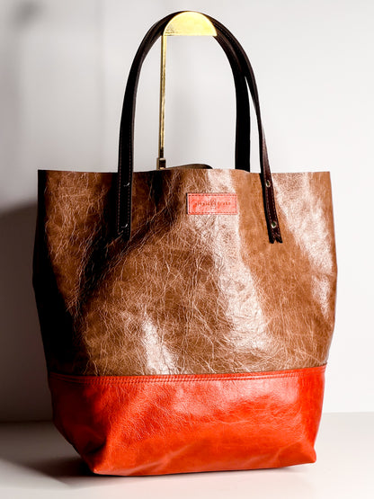 Turning Season Collection | Market Tote | Clay + Terracotta