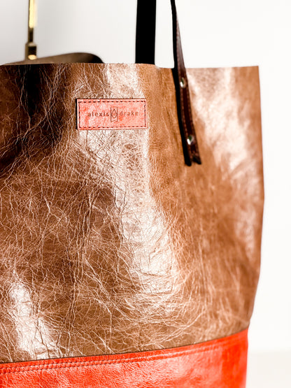Turning Season Collection | Market Tote | Clay + Terracotta