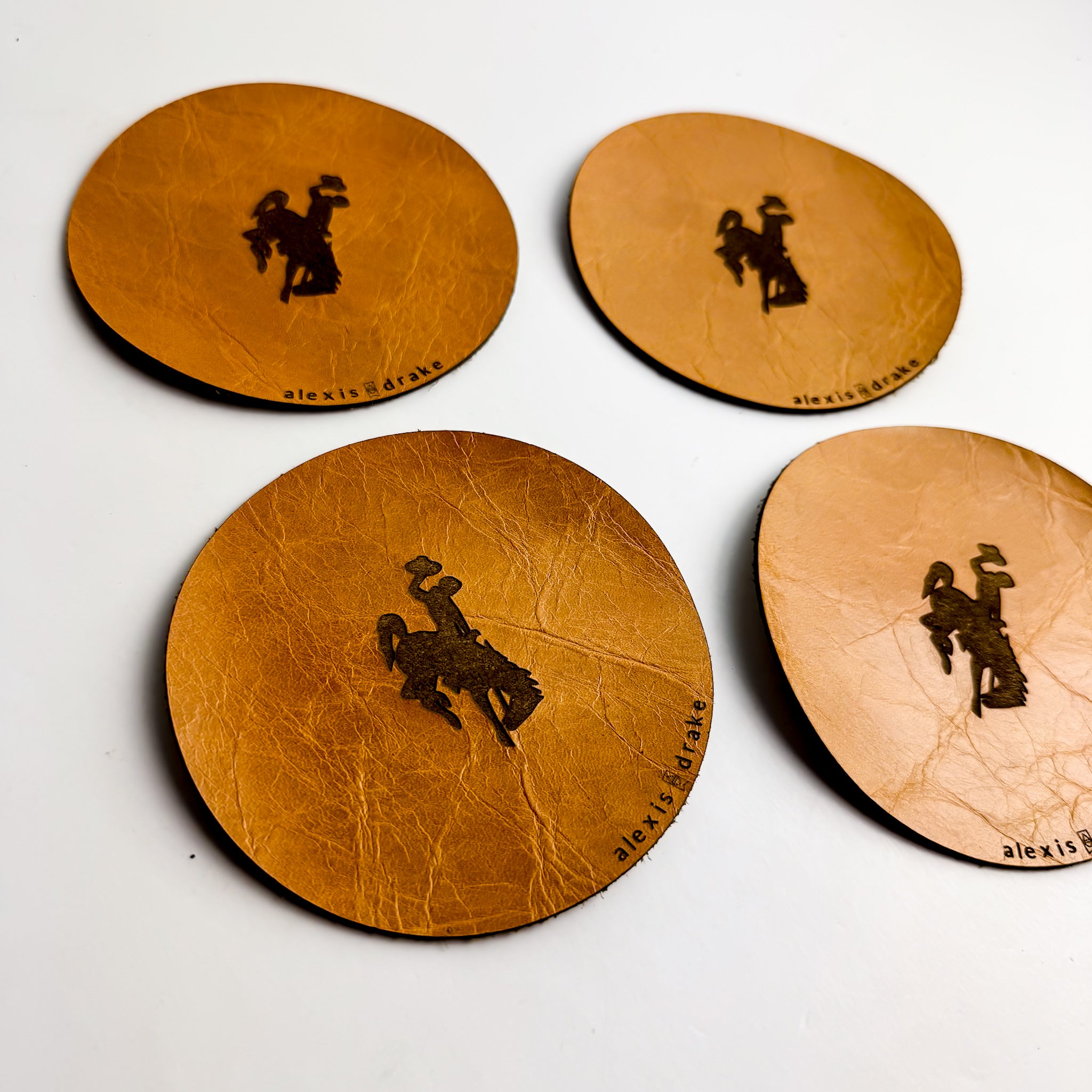 Steamboat Collection | Leather Coasters | Various