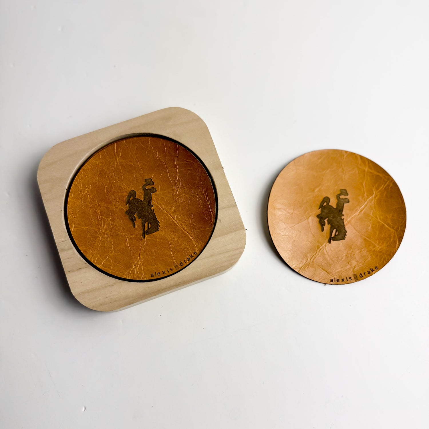 Steamboat Collection | Leather Coasters | Various