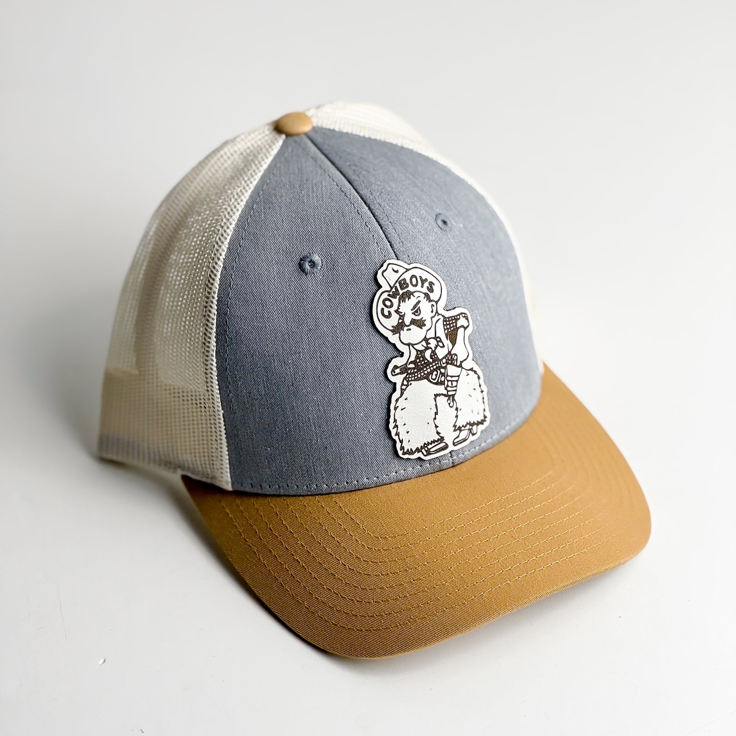 Steamboat Collection | Pistol Pete Trucker Hat | Yellow + White